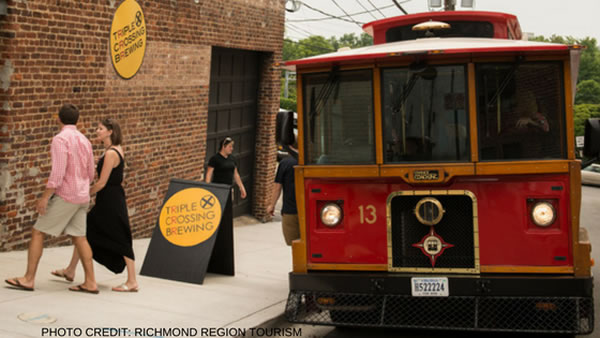 Richmond Beer Trail Tour Triple Crossing Brewery